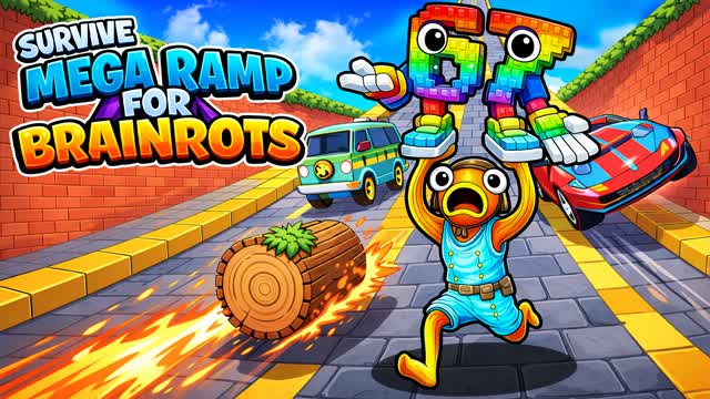 SURVIVE MEGA RAMP FOR BRAINROTS