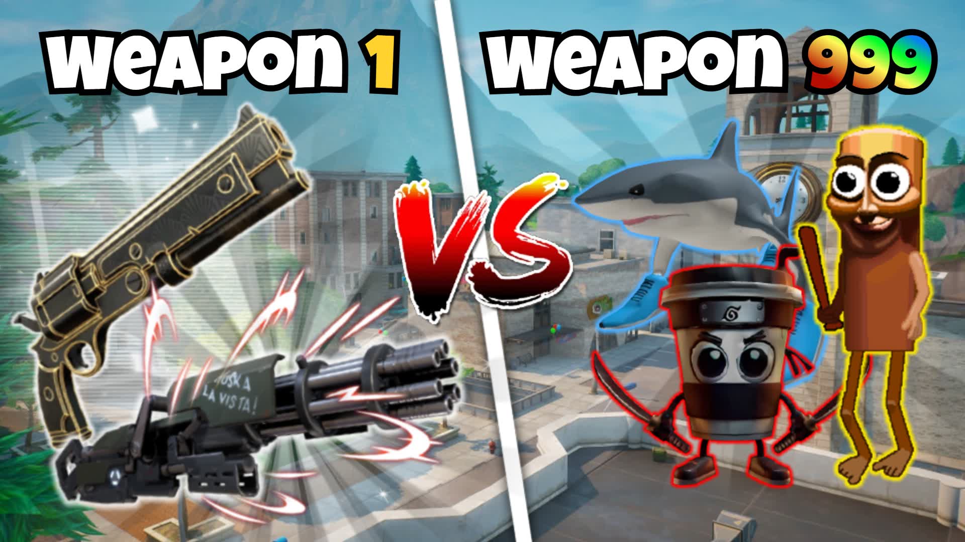 🎯GUN GAME🔫 BRAINROT & MEMES 😂