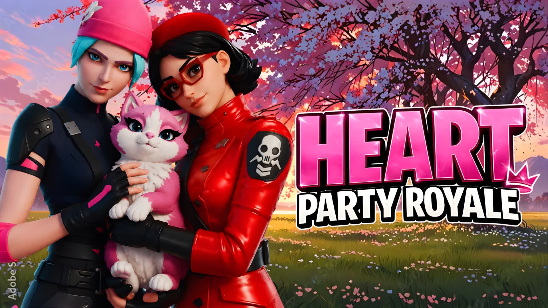 PARTY ROYALE HEART