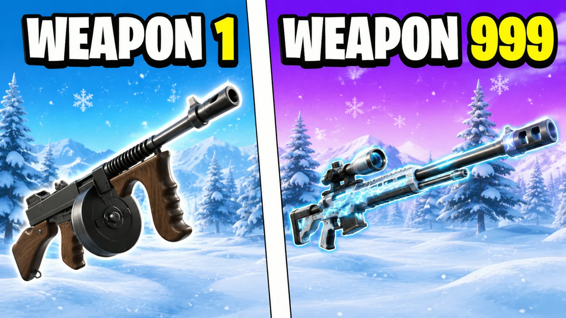 😎 GUN GAME 🔫 WINTER ONE SHOT