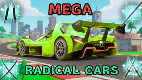 MEGA RADICAL CARS - TMNT