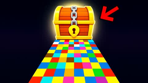 FALL GUYS COLOR BLOCK BRIDGE PARKOUR 🌈