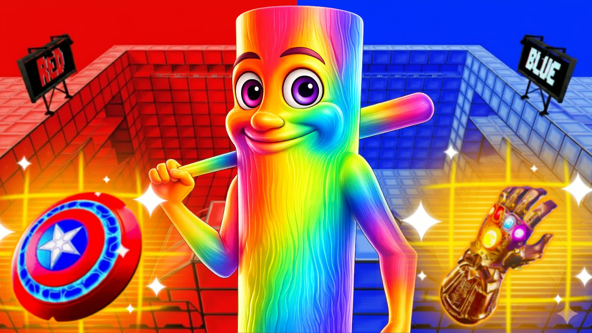 レッド VS ブルー ファッション対決 🔴🔵 スーパーヒーロー