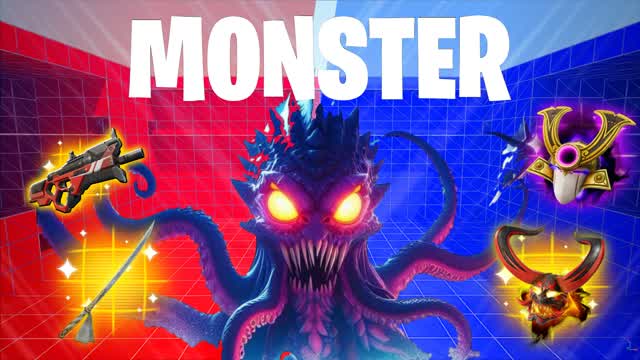 RED VS BLUE VS MONSTER