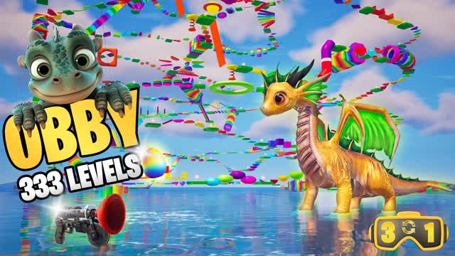🐉 333 LEVELS OBBY (DRAGON WORLD)