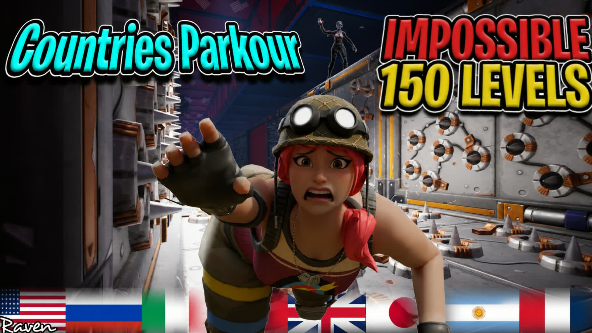 レイブン150レベルの国パルクール デスラン