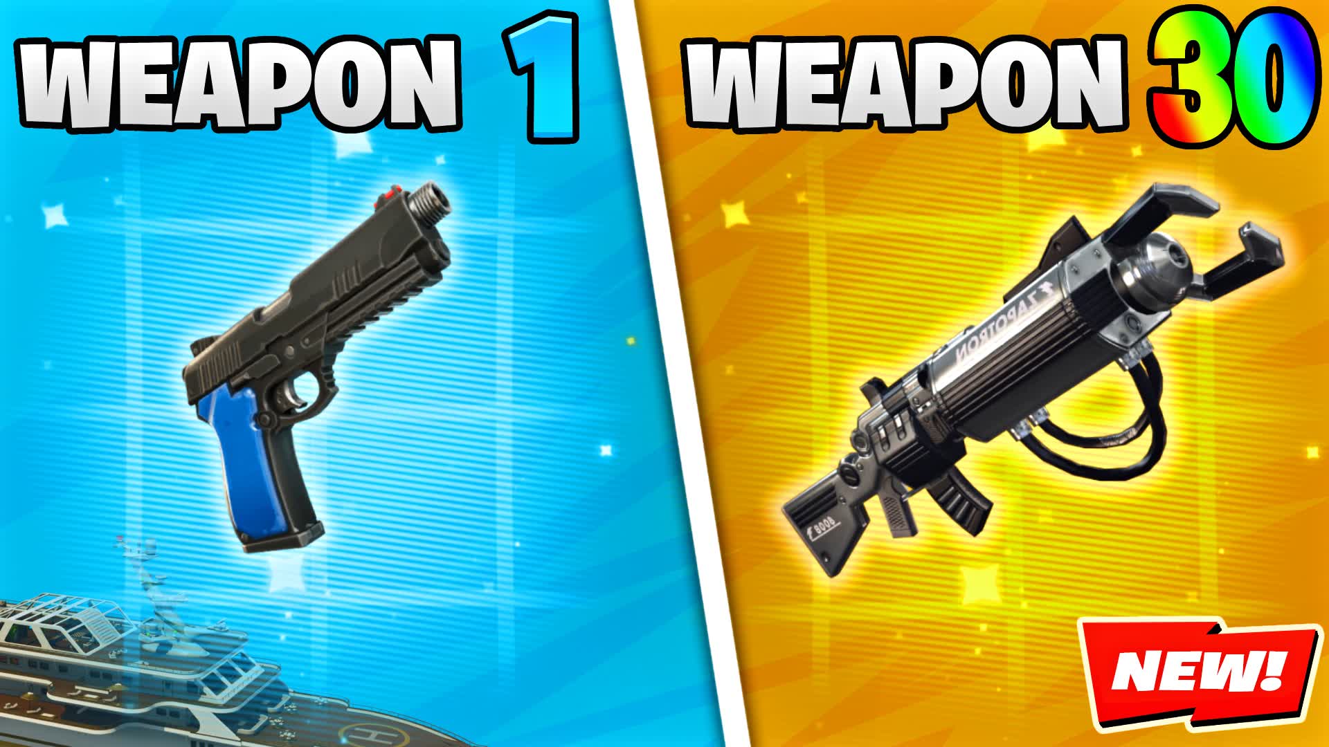 THE YACHT 🚢 30 KILL GUN GAME 🎯🔫