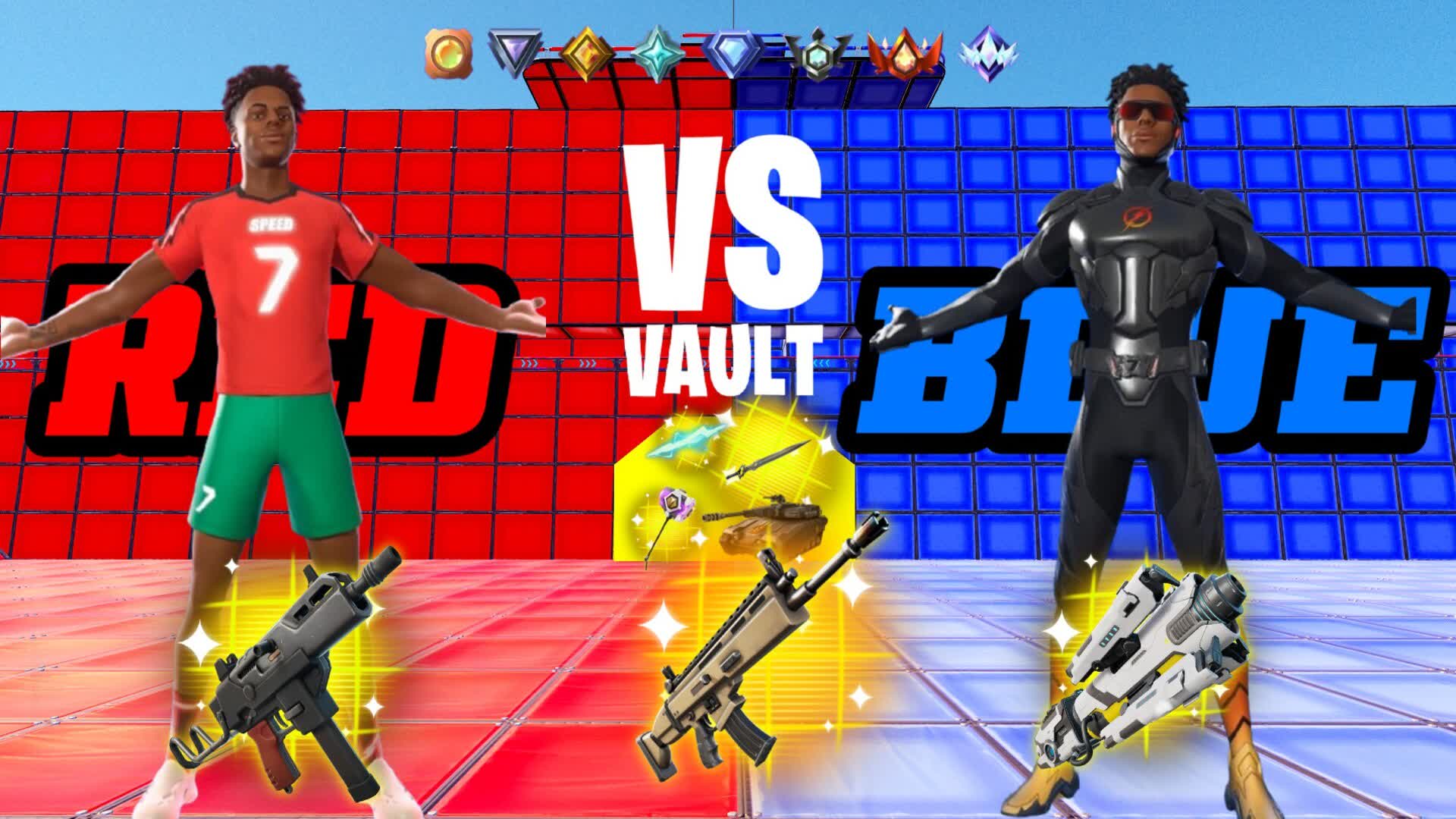 CRAZY RED VS BLUE 🔴🔵COOL