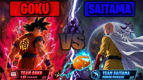 🔴🔵GOKU VS SAITAMA CRAZY🔴🔵