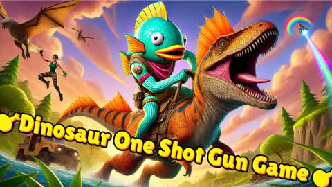 🎯Dinosaur One Shot Gun Game🎯