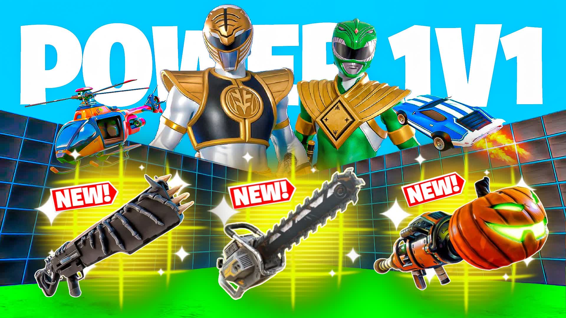 POWER 1V1 💪 ALL GUNS & VEHICLES 🎯 FFA