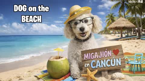 DOG on the BEACH🐶🌊 MIGAJON en la PLAYA
