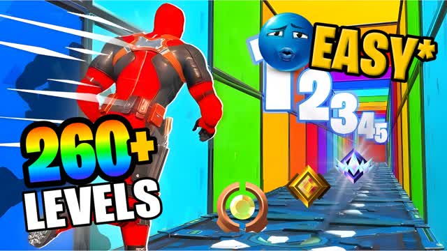 💎 MEGA DEATHRUN 260+ LEVELS ! [EASY]