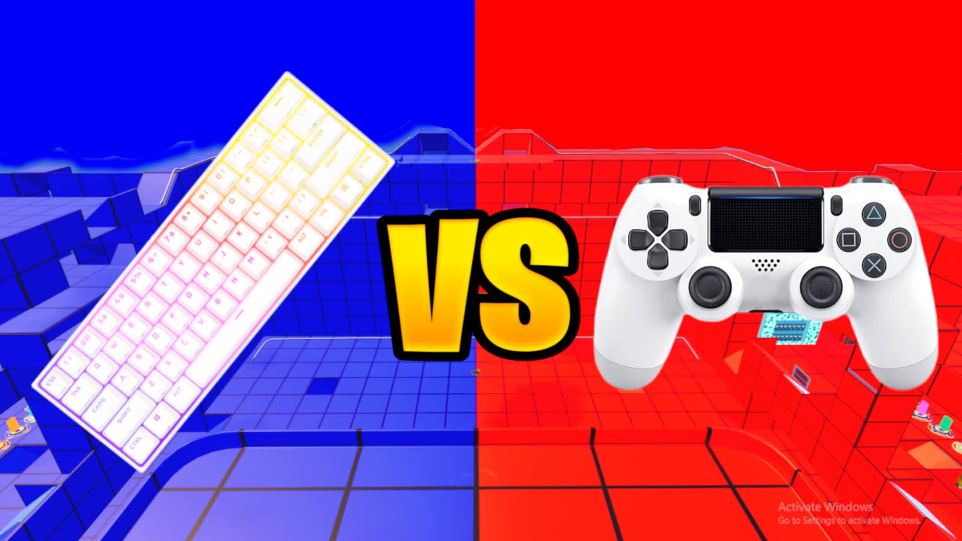 TMNT PS5 PRO VS PC RED VS BLUE 🔴🔵