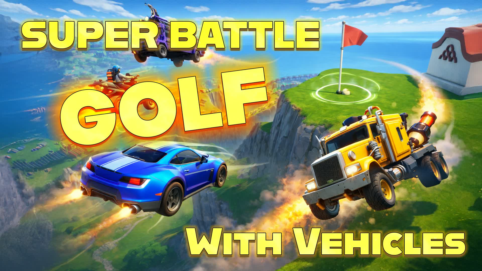 スーパーバトルゴルフ |乗り物でゴルフ