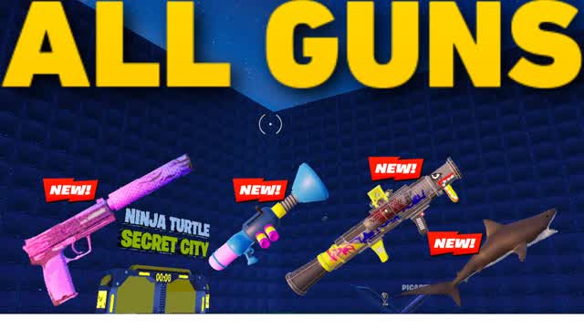 TMNT CIDADE SECRETA TODAS AS ARMAS