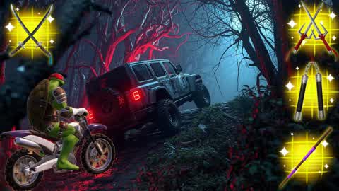 🚗 CAR GAME 🕹️ New TMNT MEGA RAMPA