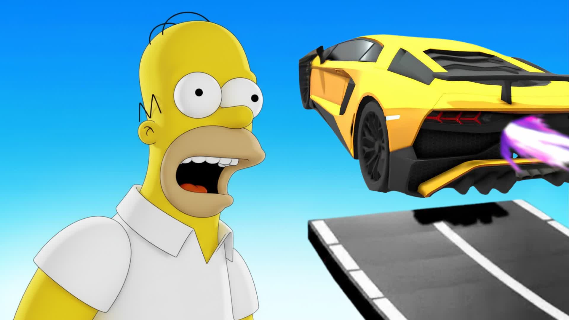 THE SIMPSONS MEGA RAMP