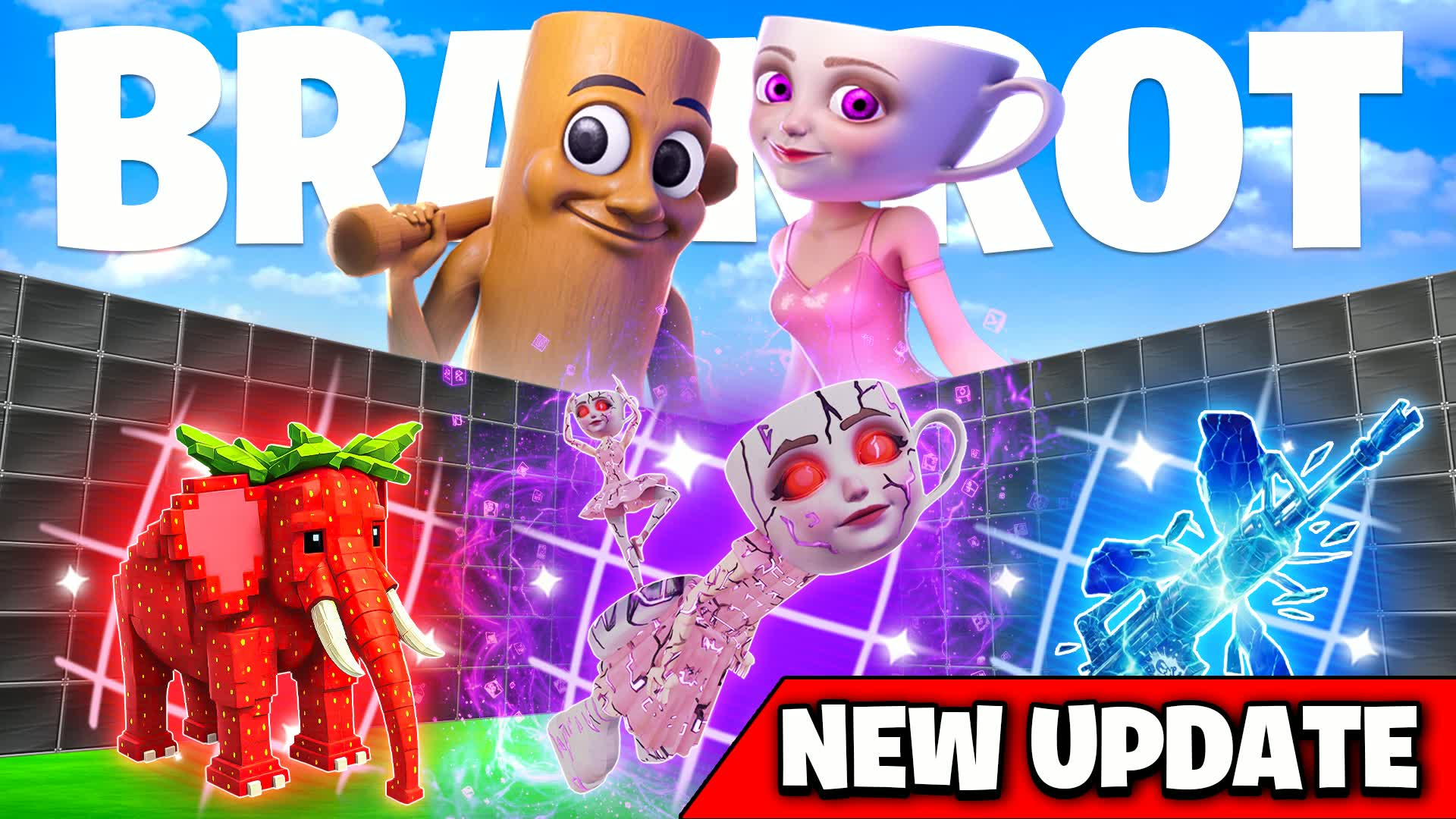 ブレインロット1v1 FFA - 武器&乗り物全て