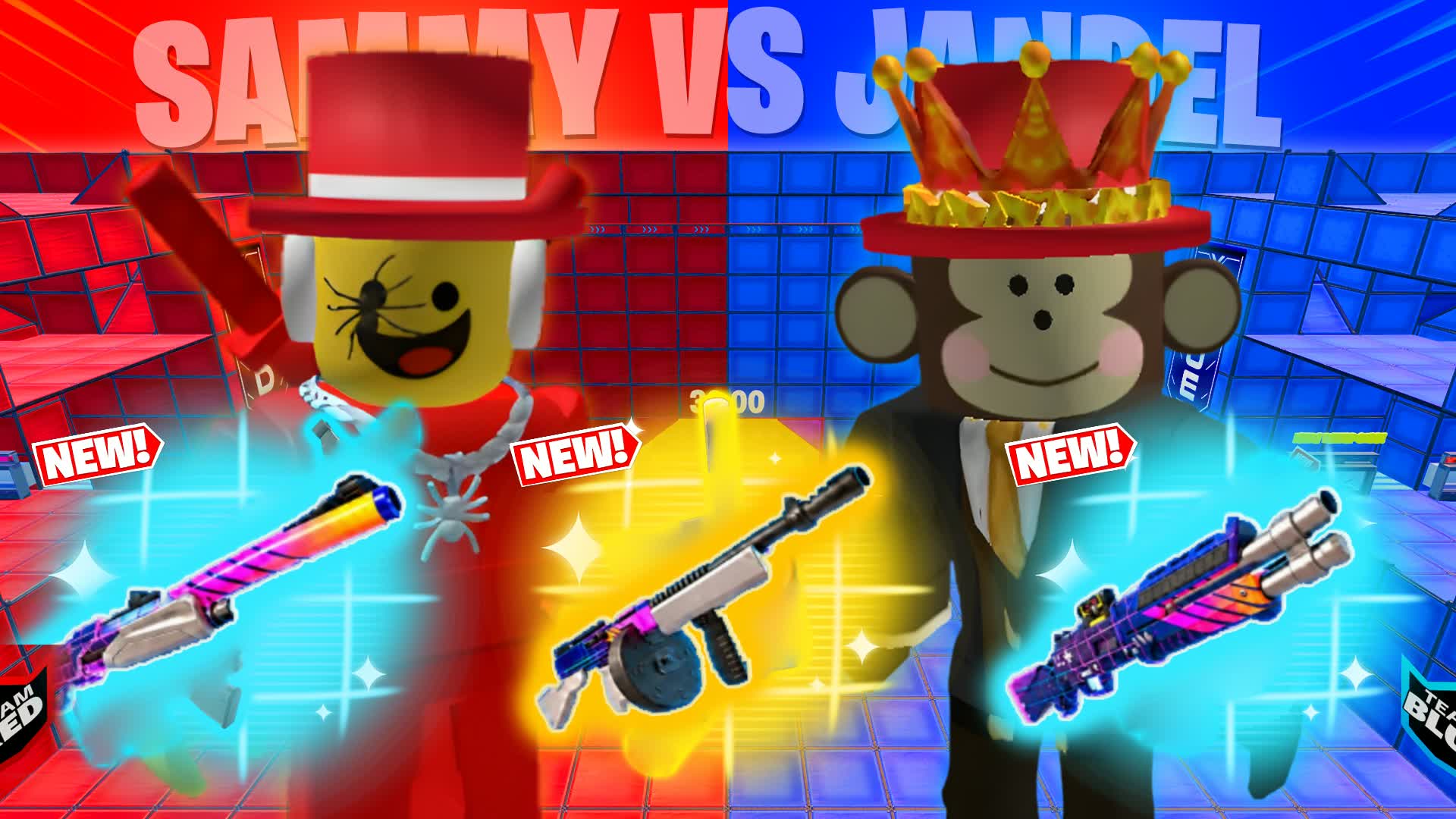 NEW! Sammy VS Jandel RVB🔴🔵