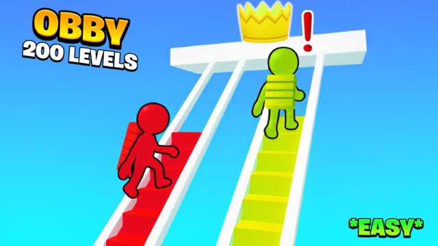 🌈 FUN FALL GUYS 200+ OBBY PARKOUR!