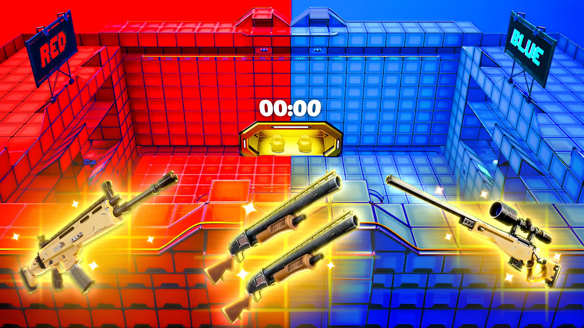 CRAZY RED VS BLUE 🔴🔵