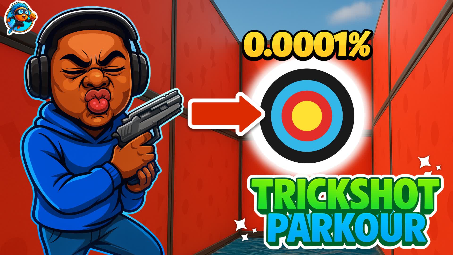 🌈VERY TRICKSHOT PARKOUR 🎯150