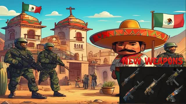 Military Invation Gun Game! New Weapons