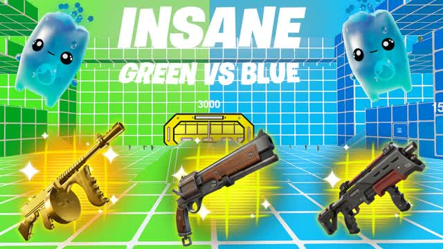 INSANE GREEN VS BLUE SUPER HERO đąđ”