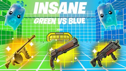INSANE GREEN VS BLUE SUPER HERO 🟢🔵
