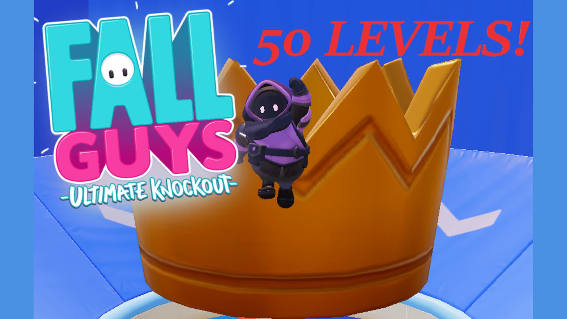 (EASY) 50 Level Fall guys parkour