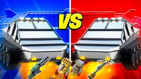 CYBERTRUCK RED VS BLUE 🔴🔵