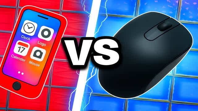 MOUSE VS PHONE RED VS BLUE🔴🔵