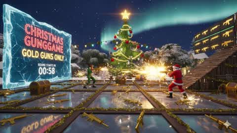 CHRISTMAS GUNGAME GOLD GUNS ONLY