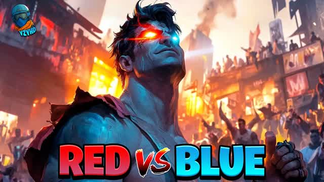 🦸♂️🔴 RED vs BLUE: SUPERHEROES 🔵⚡