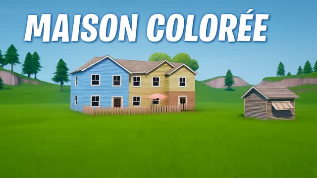 Maison colorée