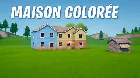 Maison colorée