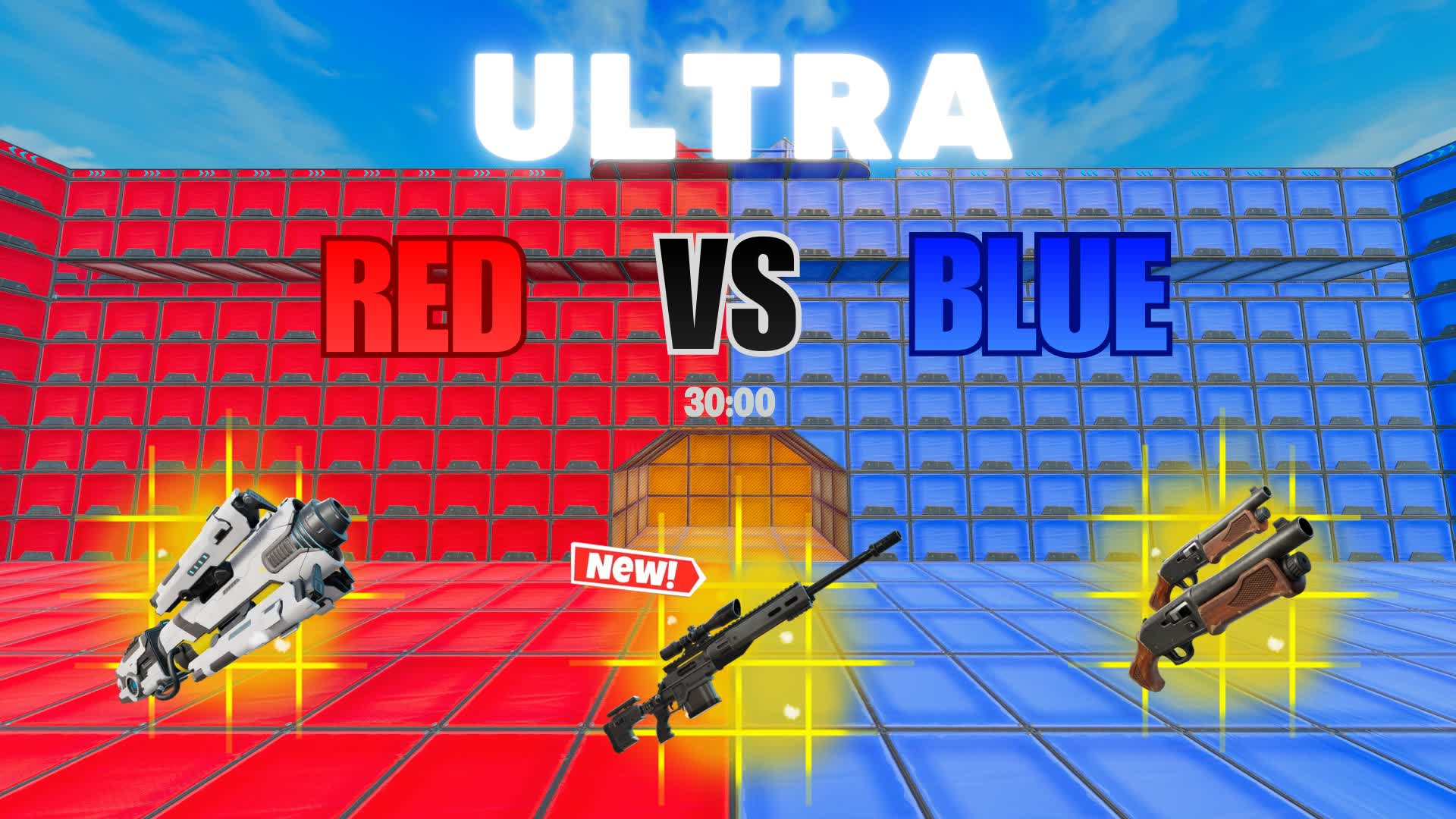 ULTRA RED VS BLUE - Every Gun + Secrets