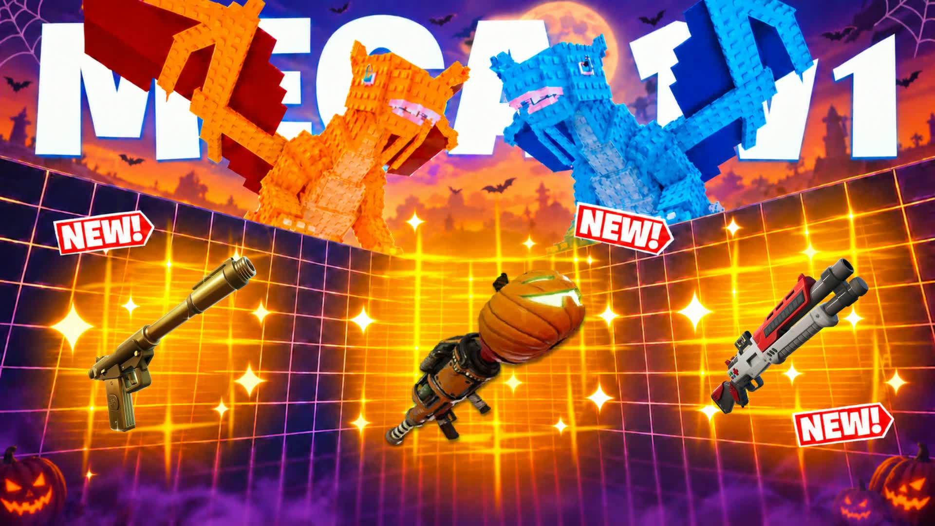 MEGA 1V1 - FFA [HALLOWEEN UPDATE🎃]