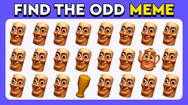 Find the ODD One - BRAINROT Challenge 🤯