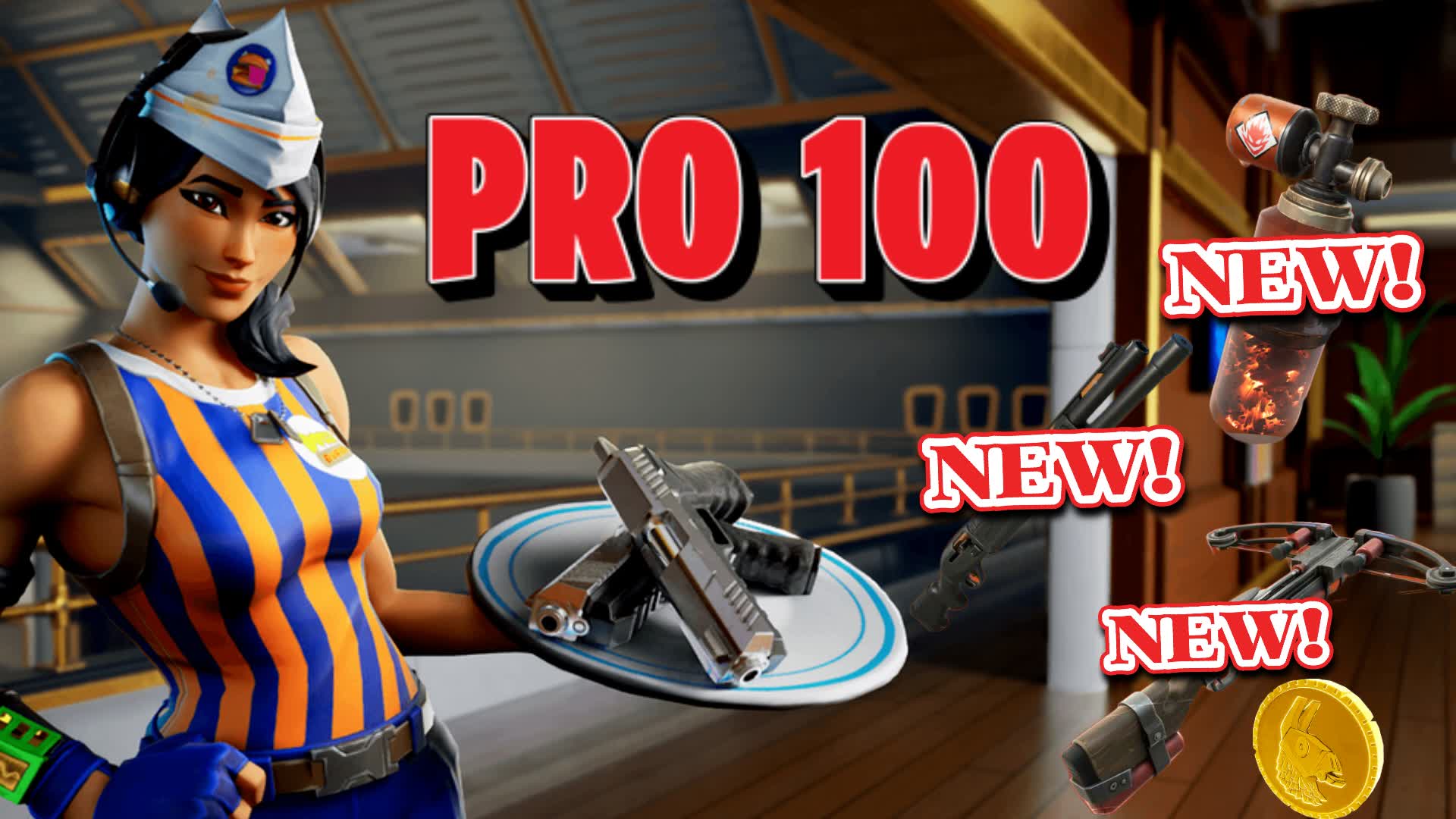 PRO 100 0523-6922-2130 by sjc - Fortnite Creative Map Code - Fortnite.GG