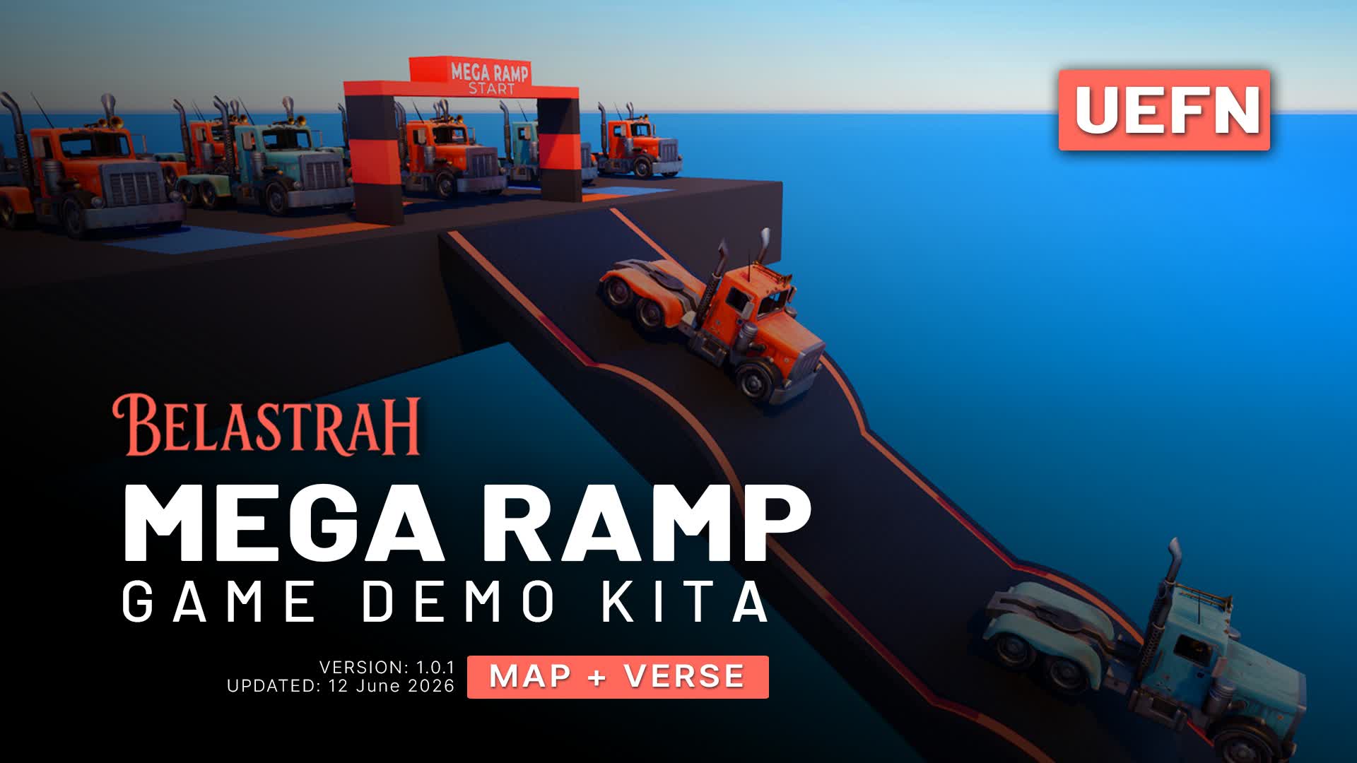 BELASTRAH CARS MEGA RAMP KIT A