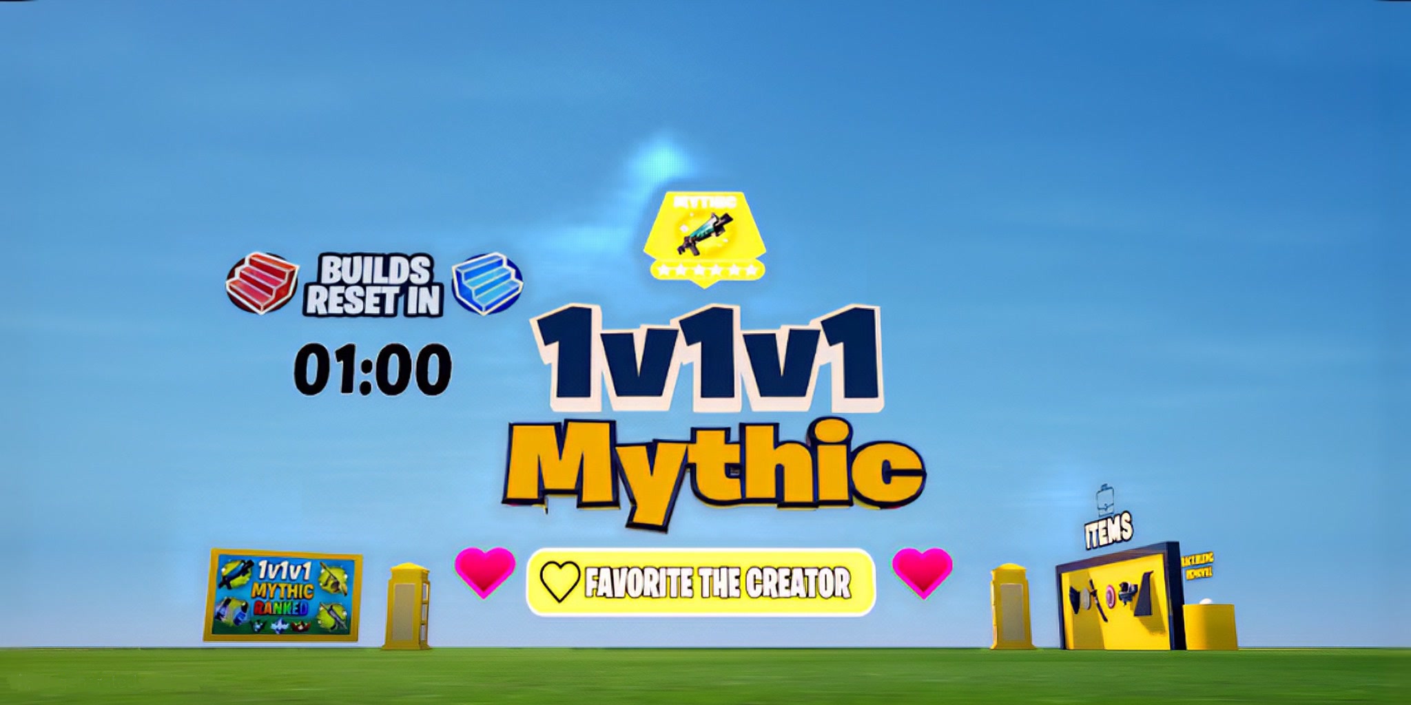 1v1v1 Mythic Reload اسلحة ميثيك 8796-8075-5759 by nu7 - Fortnite ...