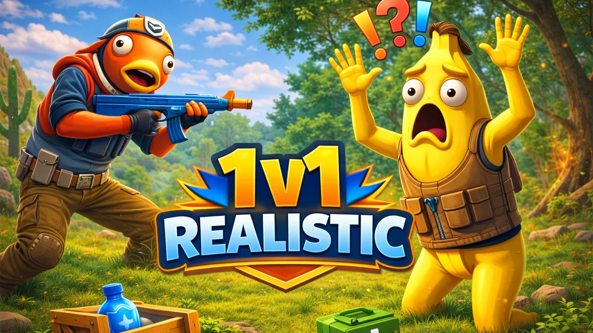 ⚡ 1V1 REALISTIC BASIC ❗