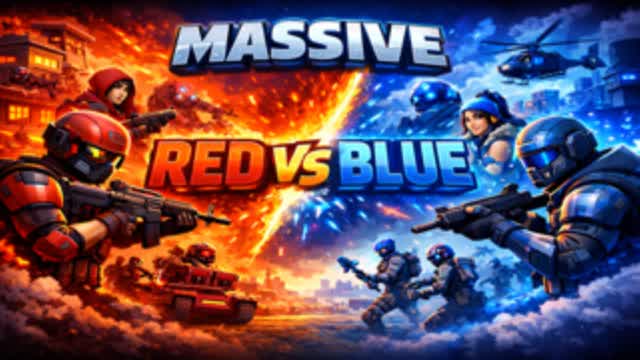 Huge Red vs Blue