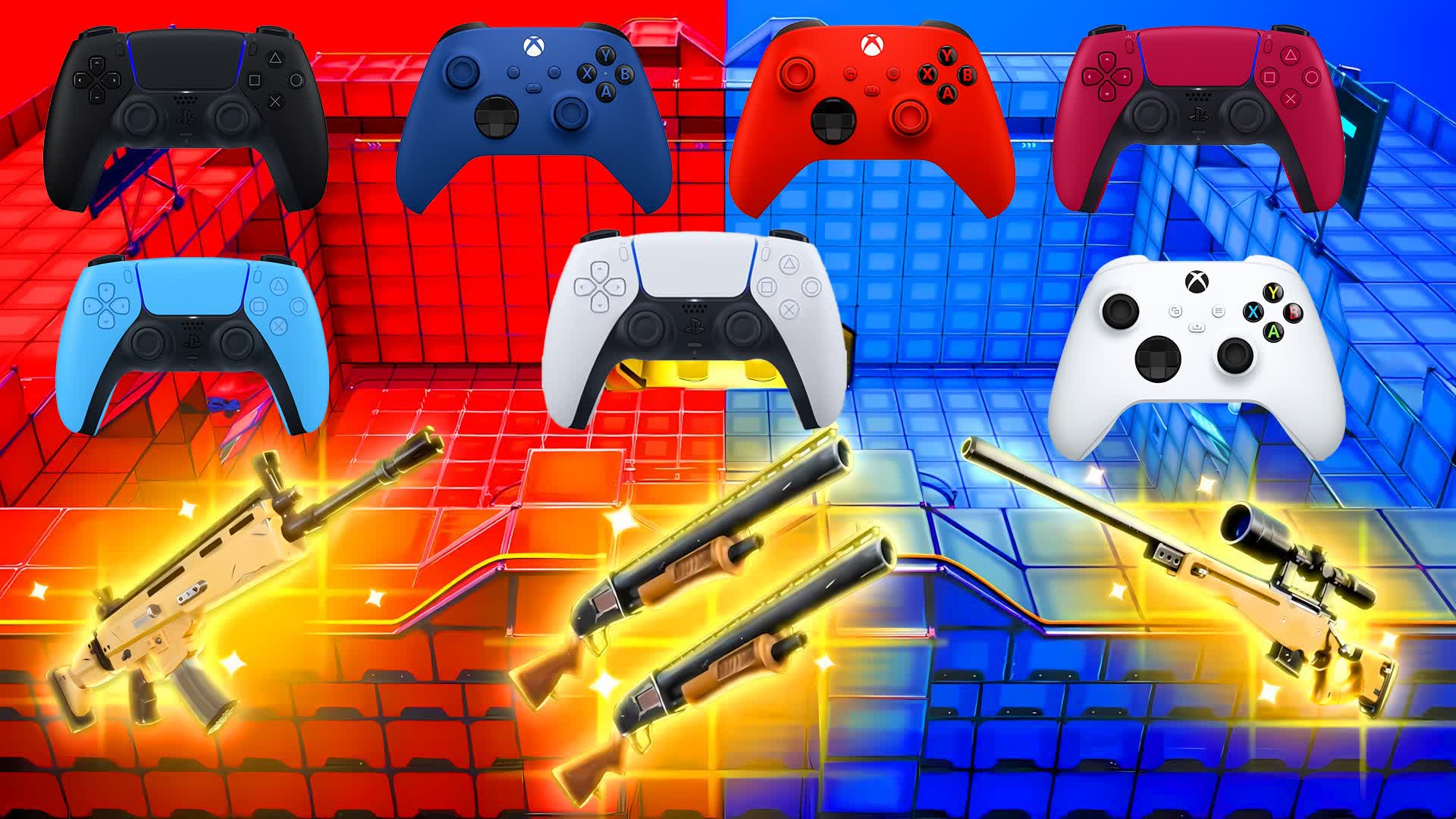 🔴 RED VS BLUE By CHAMAS TACOS🔵