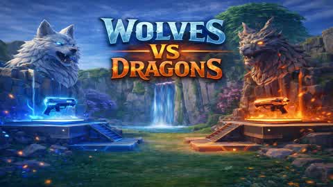 Wolves VS Dragons Free For All