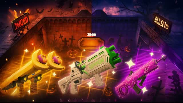 CRAZY RED vs BLUE HALLOWEEN 🎃🔴🔵SPOOKY