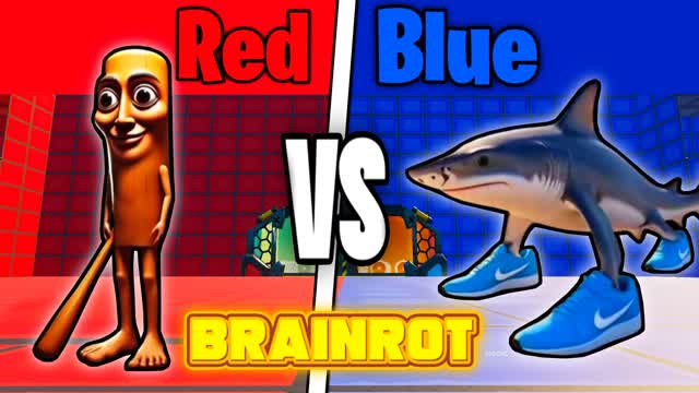 Super Brainrot Red vs Blue 🔵🔴