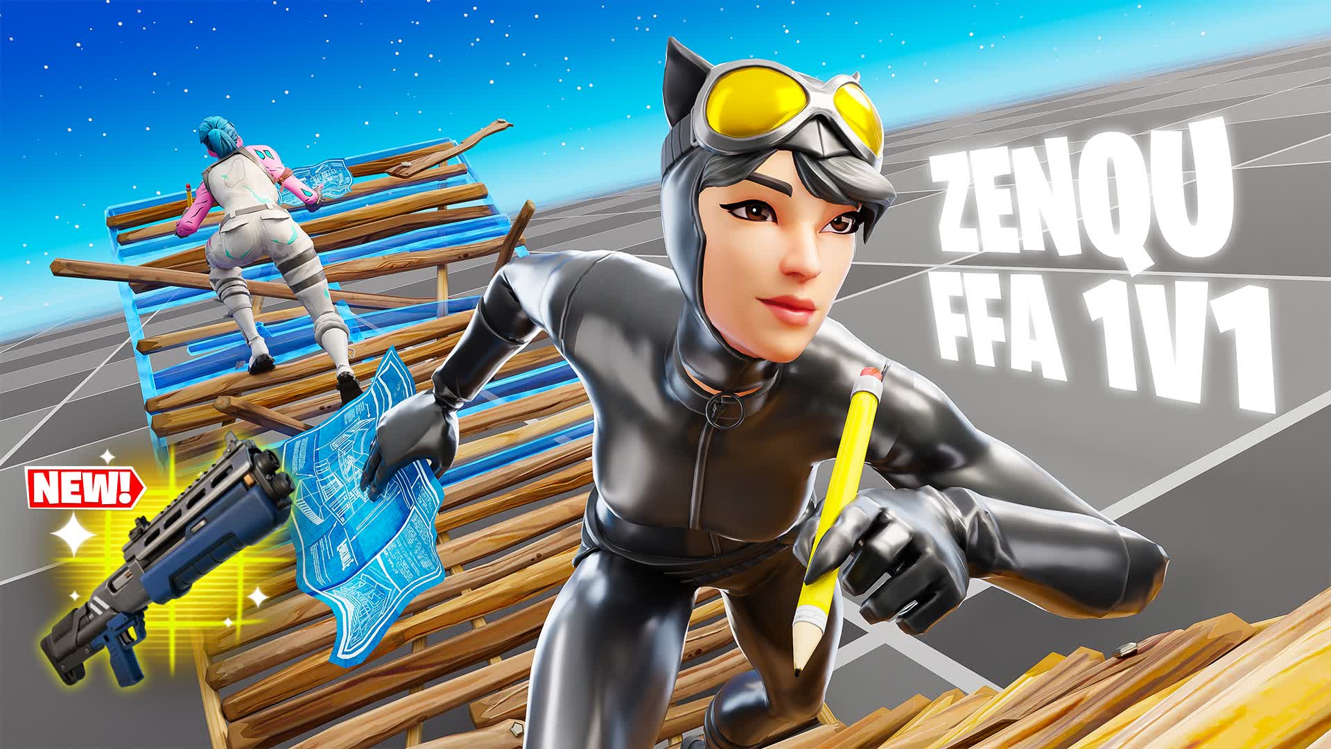 1V1 BUILD FIGHTS (ZENQU)💫